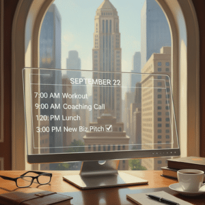 intentional leap consulting call on calendar image