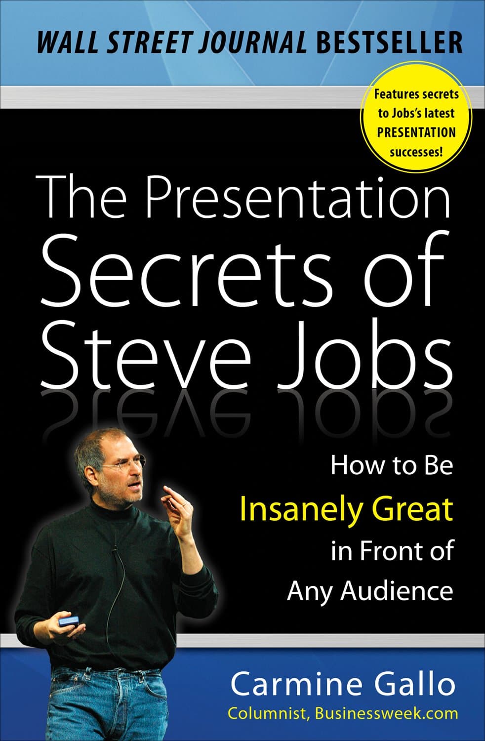 The Presentation Secrets of Steve Jobs by Carmine Gallo on The Intentional Leap Consulting book list